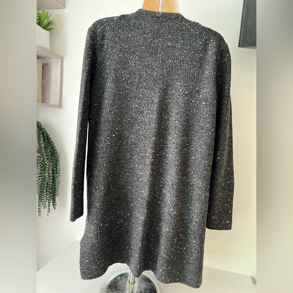 Madewell Charcoal Open-Front Cardigan - Picture 2 of 5